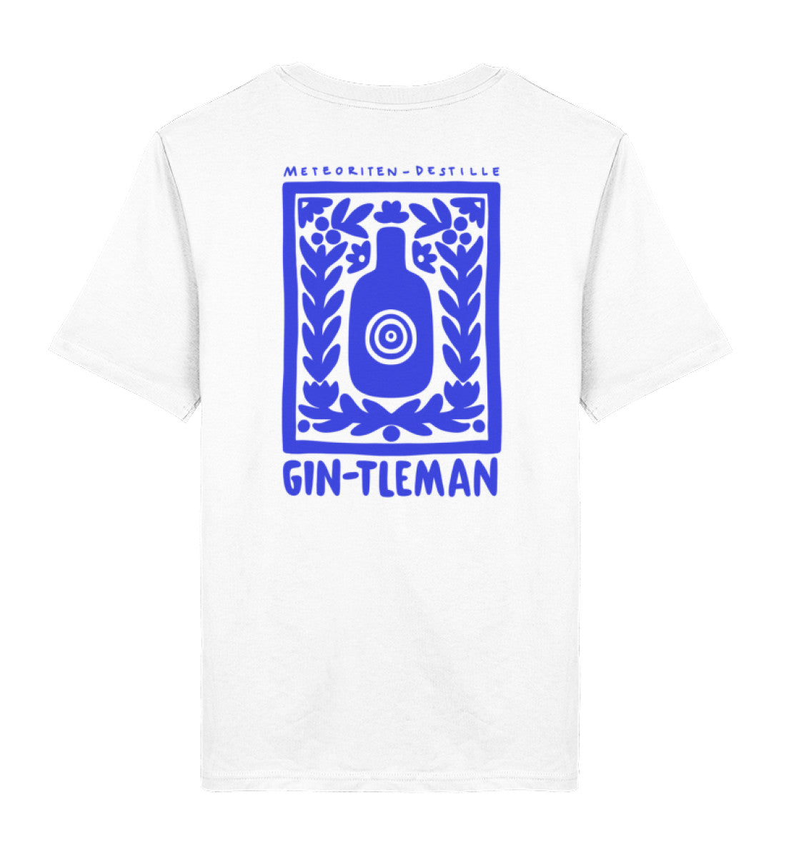 T-Shirt Gin in weiß mit witzigem Aufdruck